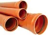 Труба для наружной канализации (рыжая)