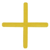 Крестики для межплиточных швов 1,5 мм желтый 338-1510