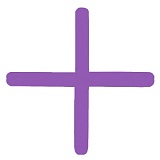 Крестики для межплиточных швов 3 мм фиолетовый